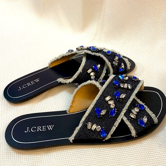 Brand new J. Crew Cyprus Jeweled Sandals Size US 7 - Picture 3 of 8